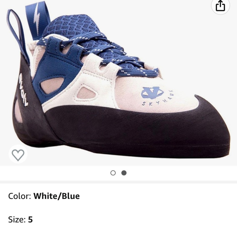 Evolv Climbing Shoe:size 5.